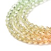 Transparent Gradient Color Glass Beads Strands GLAA-G101-2mm-08-5