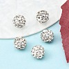 Grade A Round Crystal Pave Disco Ball Beads X-RB-H258-8MM-001-3