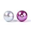UV Plating Opaque Acrylic Beads PACR-T019-01M-3