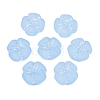 Frosted Transparent Acrylic Beads OACR-P029-19B-01-2