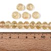 Handmade Foil Glass Beads FOIL-Q001-02I-4