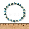 Natural Apatite & Synthetic Hematite Non-magnetic Beaded Stretch Bracelets for Women BJEW-JB13940-02-4