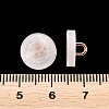 1-Hole Resin Alloy Shank Buttons FIND-B065-03G-11-3