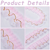 10M Polyester Polka Dot Lace Ribbons OCOR-GF0003-35B-6