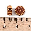 Opaque Acrylic Imitation Wood Beads AC-CBAB80E-01B-3