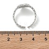 304 Stainless Steel Cuff Open Rings for Women RJEW-L341-05A-P-5