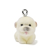 Animal Theme Flocky Opaque Resin Pendants RESI-H042-01P-15-1