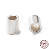 925 Sterling Silver Spacer Tube Beads STER-Z006-01C-S-1