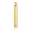 201 Stainless Steel Bar Tag Pendants STAS-S105-T608D-2-3.7-1