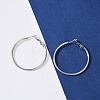 Tarnish Resistant 201 Stainless Steel Hoop Earrings EJEW-F188-24P-B-5