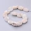 Electroplated Natural Quartz Crystal Beads Strands G-P150-12x16mm-01-2