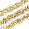 304 Stainless Steel Textured Rope Chains CHS-C022-04G-1