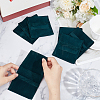Velvet Jewelry Flap Pouches X-ABAG-WH0038-43D-3