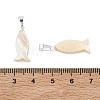 Natural Sea Shell Pendants PALLOY-JF05677-3