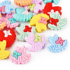 16Pcs 8 Colors Dress Silicone Beads SIL-TA0001-60-3