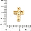 Brass Micro Pave Cubic Zirconia Beads KK-H203-11B-G-3