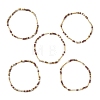 5Pcs Glass Seed Beaded Stretch Bracelets Set BJEW-JB09576-6