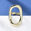 Brass Open Cuff Rings RJEW-Q778-19G-5