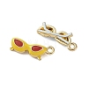 Alloy Enamel Pendants FIND-Z117-12G-3