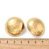 Ion Plating(IP) 304 Stainless Steel Half Round Stud Earrings for Women EJEW-M089-10G-5