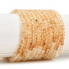 Heated Natural Citrine Beads Strands G-B175-A05-2x4mm-2