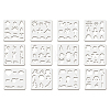 PET Hollow Out Drawing Painting Stencils DIY-WH0394-0189-3