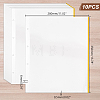 PVC Self-adhesive Photo Album Refill Pages for 4 Ring Loose-Leaf Album AJEW-WH0002-88-2