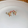 Alloy Enamel Stud Earrings FS-WG41D3C-01-3