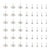 Craftdady 400Pcs 8 Size 304 Stainless Steel Stud Earring Findings STAS-CD0001-31-12