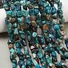 Natural Chrysocolla Beads Strands G-L493-61-1