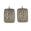 Brass Pendants KK-D224-07AB-1