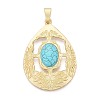 Alloy Pave Resin Big Pendants PALLOY-N179-73MG-1