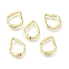 Brass Irregularity Spring Gate Rings KK-U072-43A-G-1