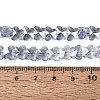 Electroplate Glass Beads Strands EGLA-Q135-04A-A05-4