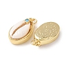 Natural Cowrie Shell Pendants KK-C143-40B-G-2