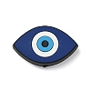 Evil Eye Theme Silicone Beads SL-CBACE28-03G-1