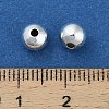 Round Brass Beads KK-A276-02B-S-4