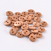 2-Hole Flat Round Resin Sewing Buttons for Costume Design BUTT-E119-28L-09-1