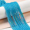 Imitate Austrian Crystal Frosted Glass Beads Strands LS-GLAA-F029-TM3mm-B19-4
