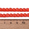 Opaque Solid Color Glass Beads Strands GLAA-T032-P6mm-19-2