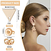 12Pcs Brass Stud Earring Findings KK-BC0008-43-2