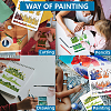 MAYJOYDIY US 1 Set PET Hollow Out Drawing Painting Stencils DIY-MA0005-21-6