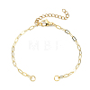 3Pcs 3 Sizes Brass Paperclip Chains Bracelet Making AJEW-JB01601-3