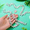 130Pcs 2 Strands Electroplate Glass Beads Strands EGLA-TA0013-56B-6