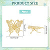4Pcs Alloy Display Decoration DJEW-FG0001-45-2