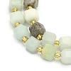 Natural Flower Amazonite Beads Strand G-I376-D33-01-3