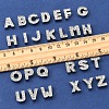 52Pcs 26 Styles Alphabet Alloy Initial Slide Charms with Grade A Rhinestones ALRI-FS0001-08-5