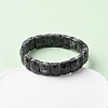 Rectangle Natural Labradorite Beads Stretch Bracelets for Women Men BJEW-Z149-01F-2