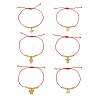 304 Stainless Steel Charm Bracelets BJEW-JB13684-3