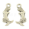 Tibetan Style Alloy Mermaid Pendants LS-TIBEP-5402-AS-FF-1